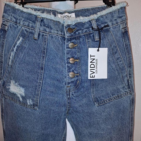 🆕 NWT Evidnt Saint-Denis Flare Jeans 26 - Picture 5 of 7
